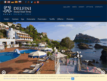 Tablet Screenshot of hoteldelfini.it